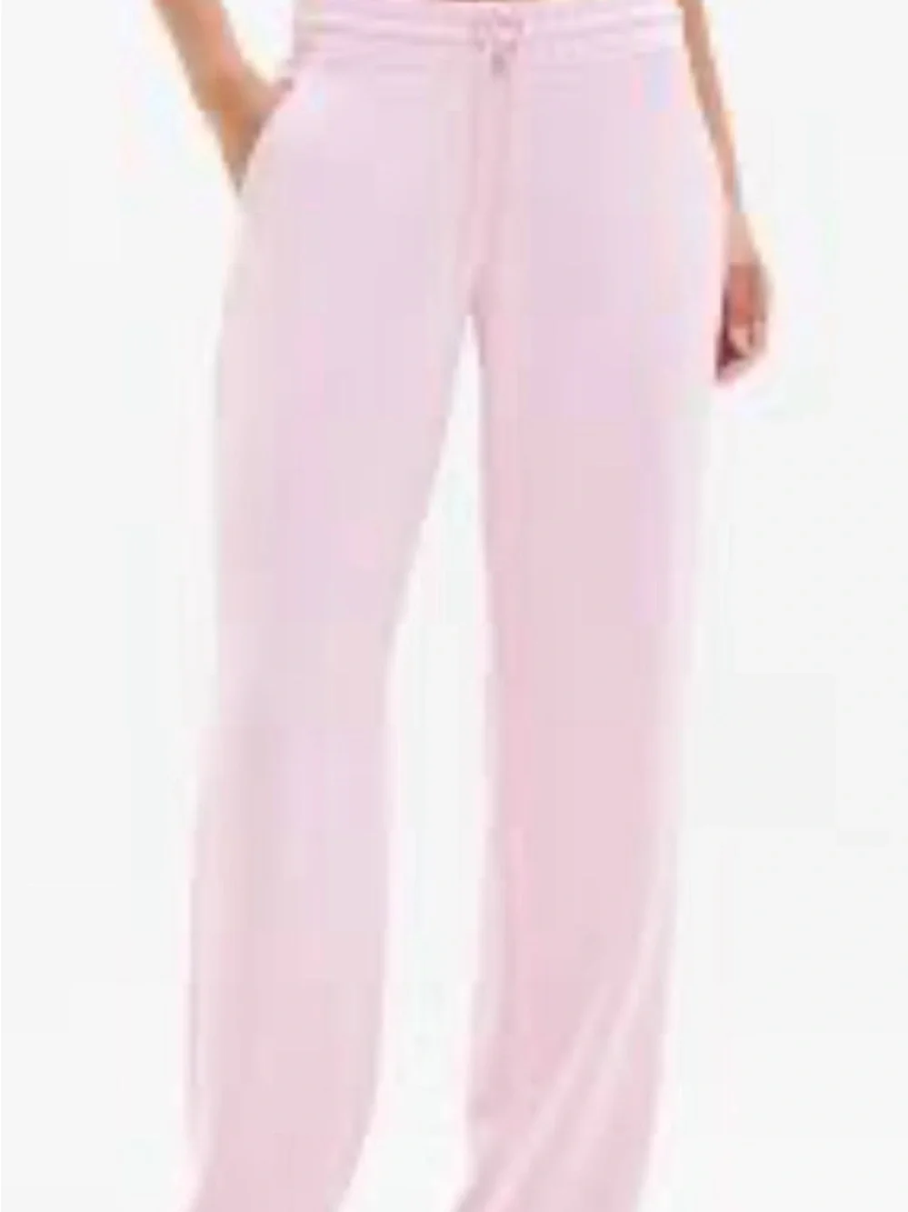 Athleta Light Pink Elastic Waistband Lounge Pants